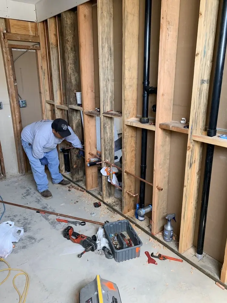 Commercial rough-in plumbing for Gas Line Repair in Helena
